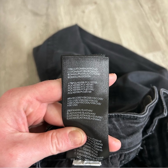 Liverpool Los Angeles Washed Charcoal Black Skinny Jeans Women’s Size 2/26” - Picture 7 of 8
